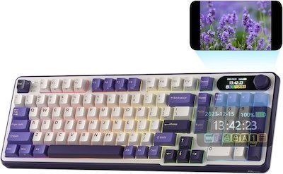 RK Royal Kludge S98 teclado mecánico con pantalla inteligente para Mac y PC
